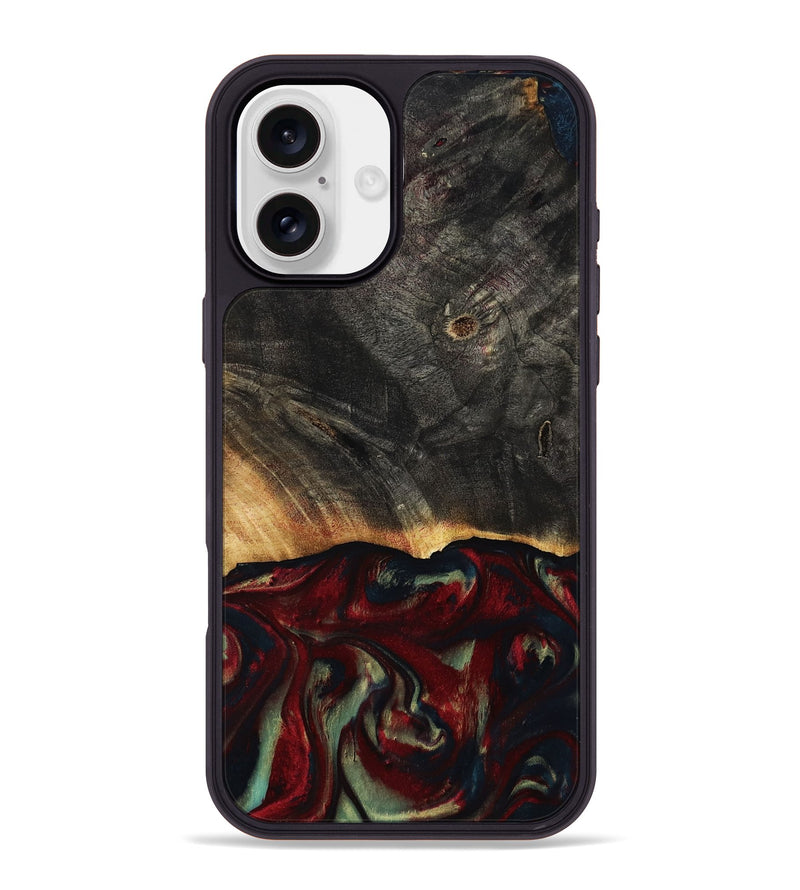iPhone 16 Plus Wood Phone Case - Millie (Red, 814804)