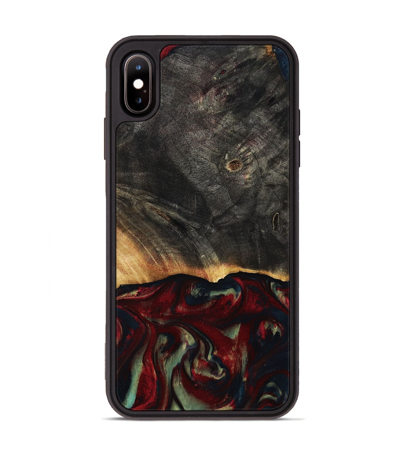 iPhone Xs Max Wood Phone Case - Millie (Red, 814804)