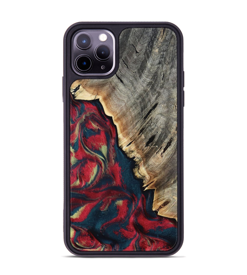 iPhone 11 Pro Max Wood Phone Case - Robyn (Red, 814805)