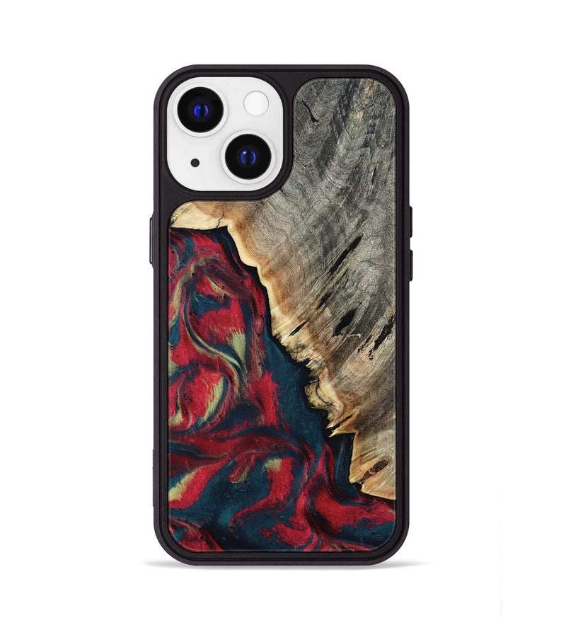 iPhone 13 Wood Phone Case - Robyn (Red, 814805)