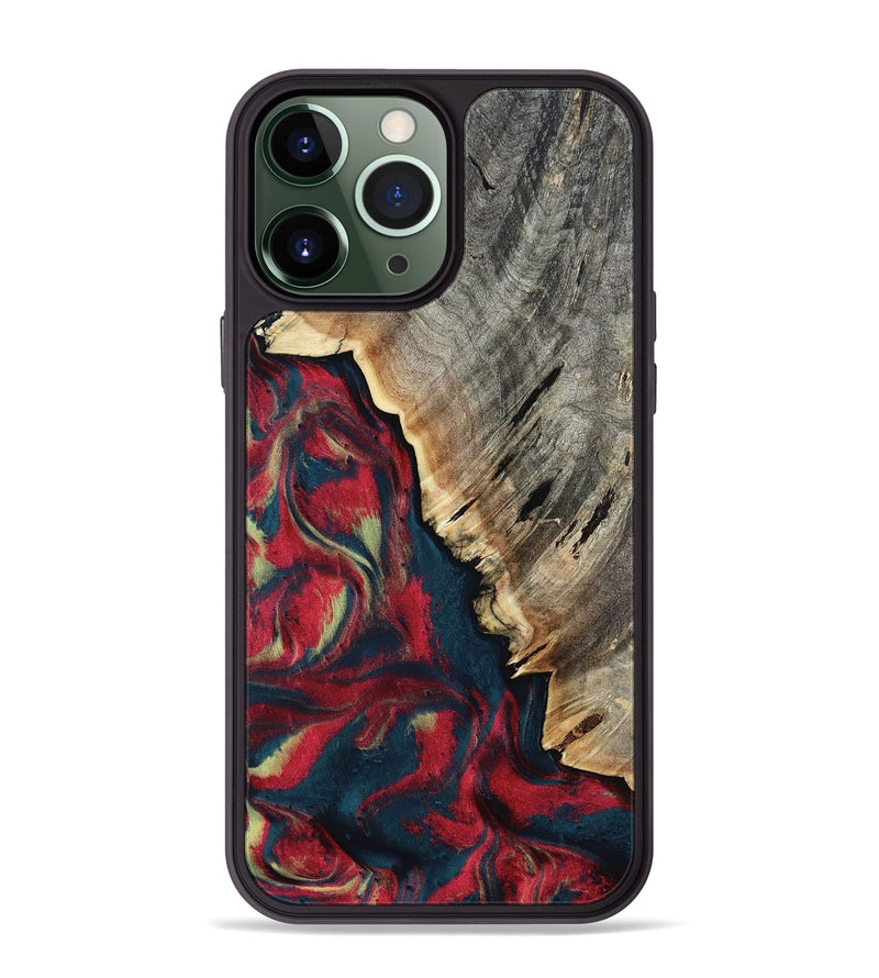 iPhone 13 Pro Max Wood Phone Case - Robyn (Red, 814805)