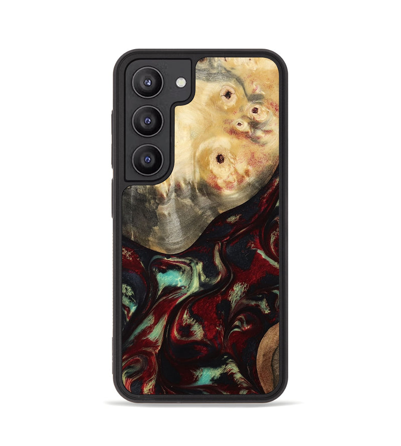 Galaxy S23 Wood Phone Case - Mariann (Red, 814806)