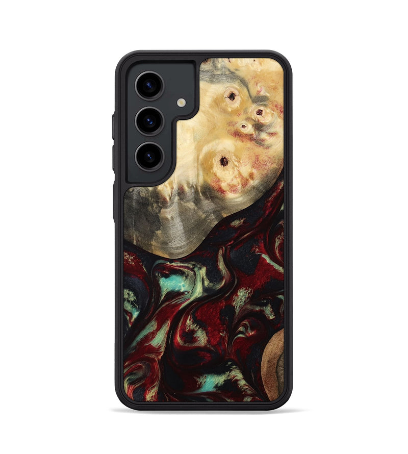 Galaxy S24 Wood Phone Case - Mariann (Red, 814806)