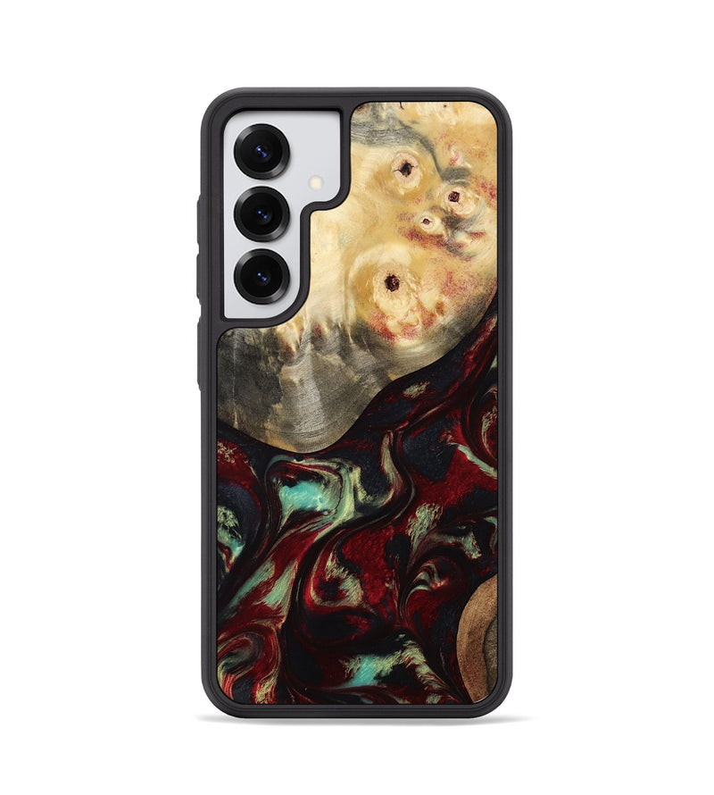 Galaxy S25 Wood Phone Case - Mariann (Red, 814806)