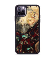 iPhone 11 Pro Max Wood Phone Case - Mariann (Red, 814806)