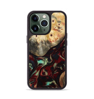 iPhone 13 Pro Wood Phone Case - Mariann (Red, 814806)