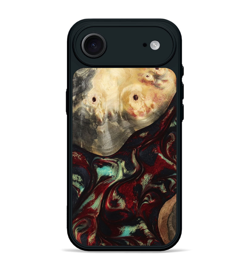 iPhone 17 Air Wood Phone Case - Mariann (Red, 814806)