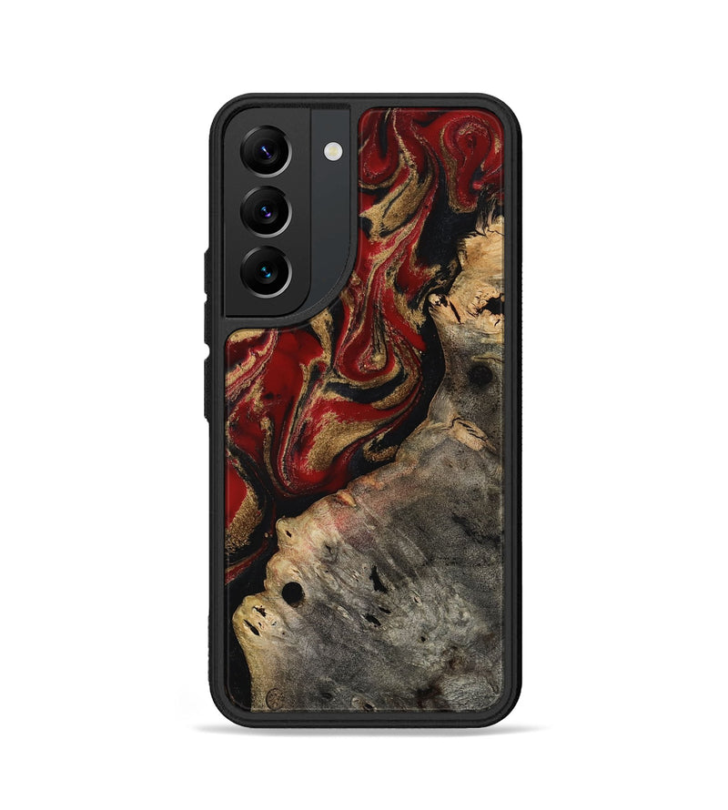 Galaxy S22 Wood Phone Case - Elda (Red, 814807)