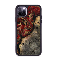 iPhone 11 Pro Max Wood Phone Case - Elda (Red, 814807)