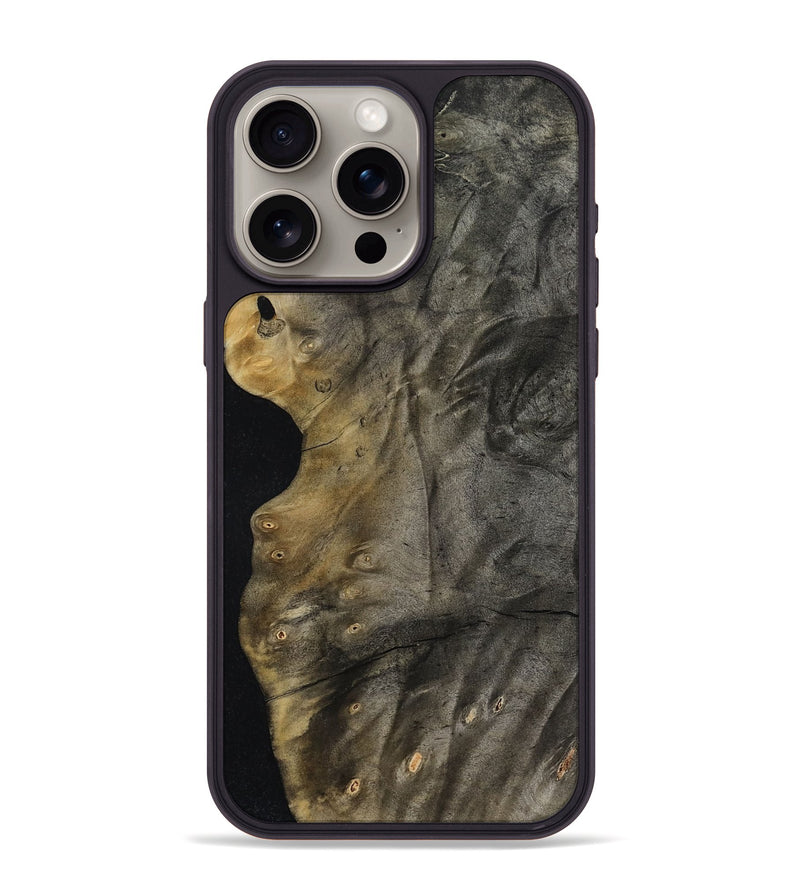 iPhone 15 Pro Max Wood Phone Case - Kallie (Wood Burl, 814836)