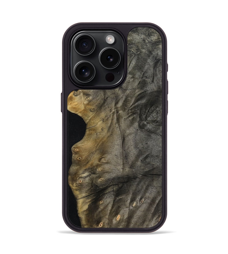 iPhone 15 Pro Wood Phone Case - Kallie (Wood Burl, 814836)