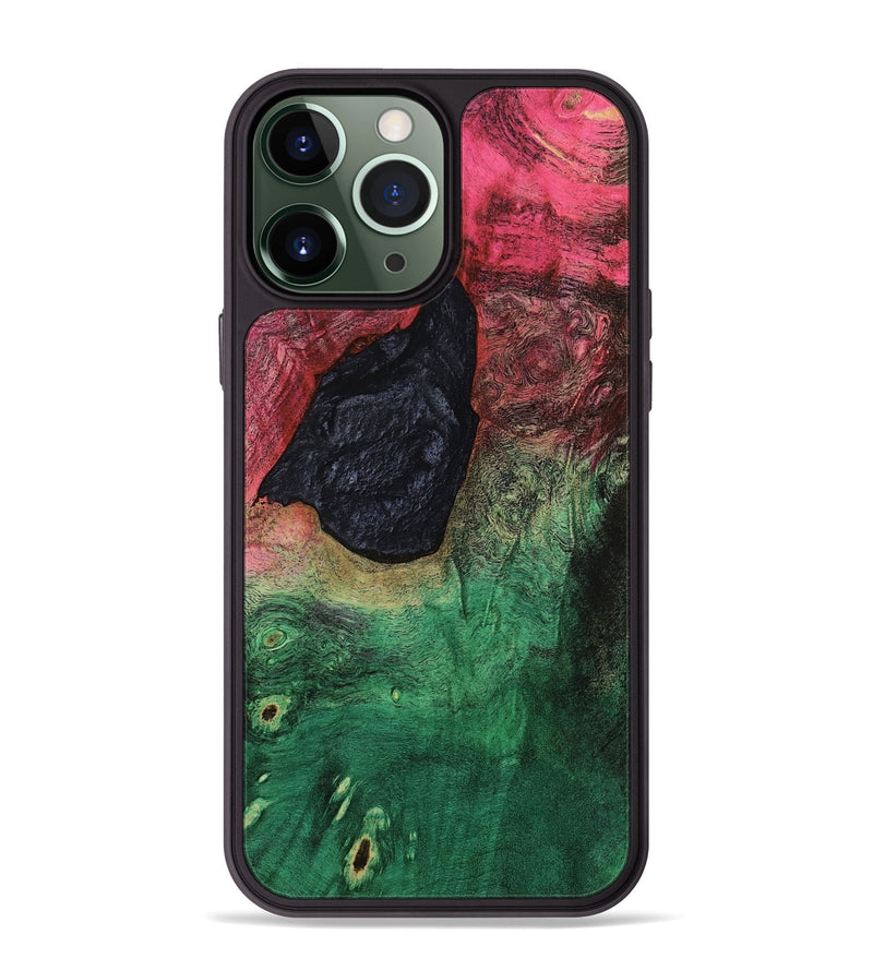 iPhone 13 Pro Max Wood Phone Case - Alvah (Wood Burl, 814837)
