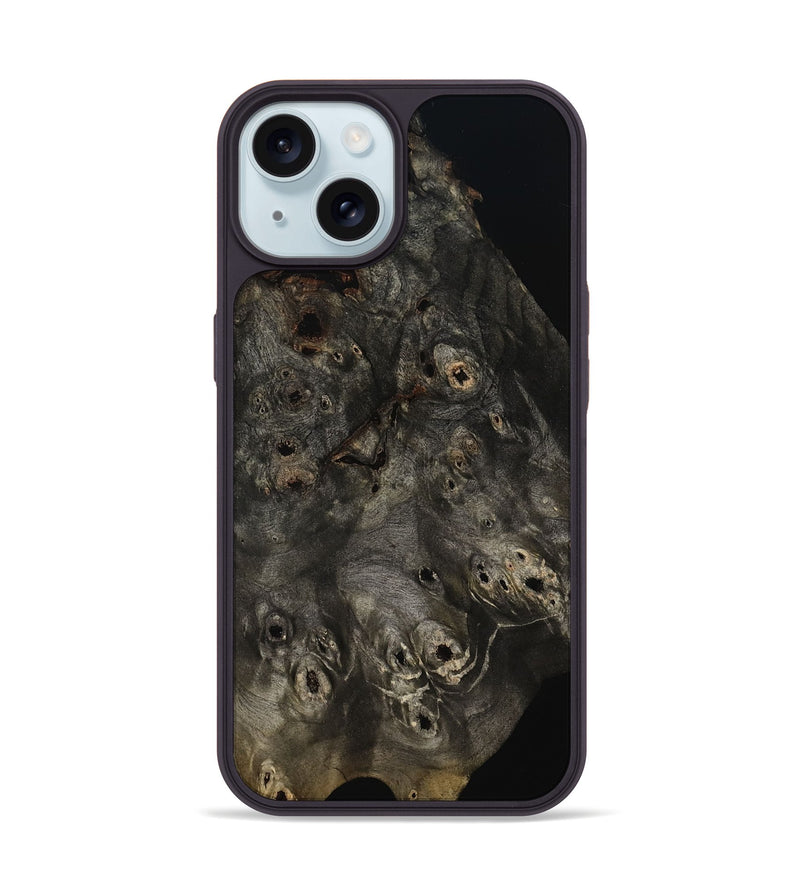 iPhone 15 Wood Phone Case - Aden (Wood Burl, 814843)