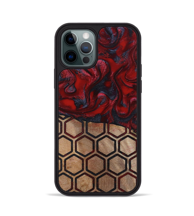 iPhone 12 Pro Wood Phone Case - Symone (Pattern, 814848)
