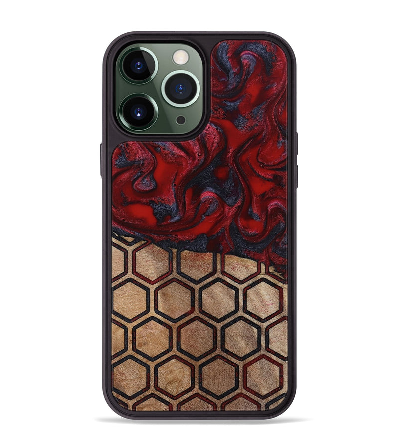 iPhone 13 Pro Max Wood Phone Case - Symone (Pattern, 814848)