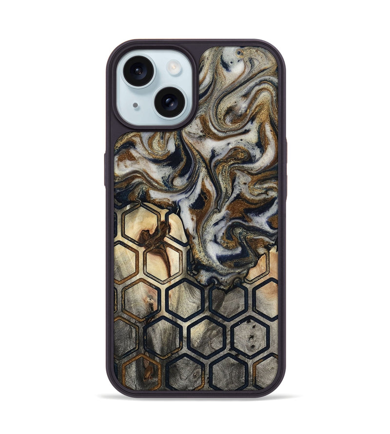 iPhone 15 Wood Phone Case - Kortney (Pattern, 814852)