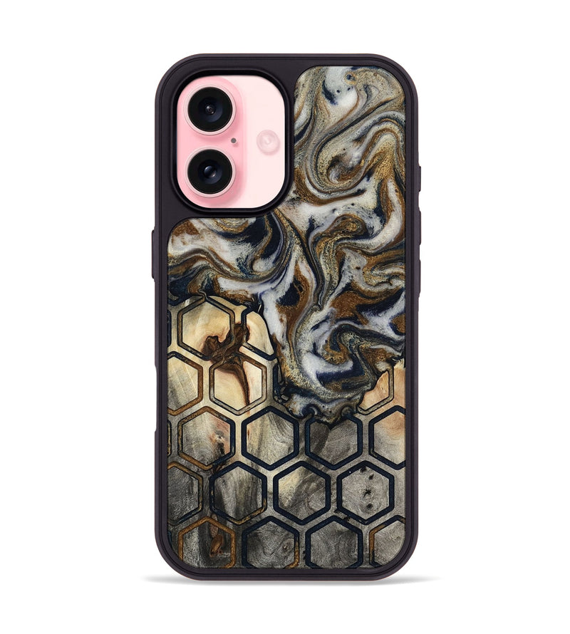 iPhone 16 Wood Phone Case - Kortney (Pattern, 814852)