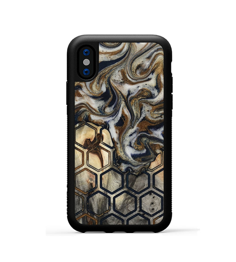 iPhone Xs Wood Phone Case - Kortney (Pattern, 814852)