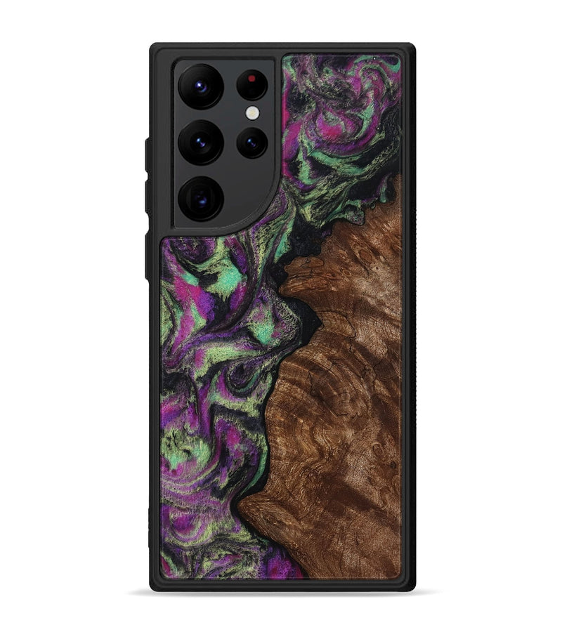 Galaxy S22 Ultra Wood Phone Case - Keaton (Purple, 814862)