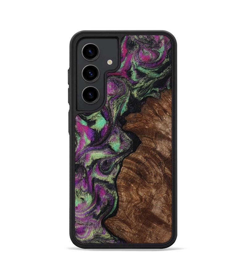 Galaxy S24 Wood Phone Case - Keaton (Purple, 814862)