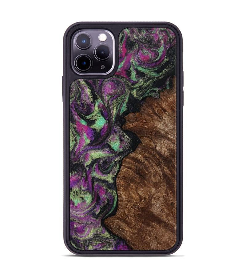 iPhone 11 Pro Max Wood Phone Case - Keaton (Purple, 814862)