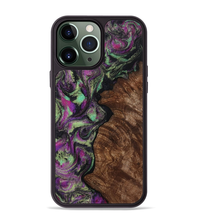 iPhone 13 Pro Max Wood Phone Case - Keaton (Purple, 814862)