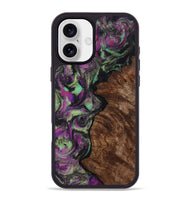 iPhone 16 Plus Wood Phone Case - Keaton (Purple, 814862)