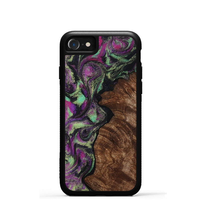 iPhone SE Wood Phone Case - Keaton (Purple, 814862)