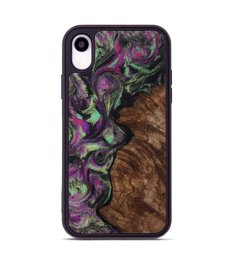 iPhone Xr Wood Phone Case - Keaton (Purple, 814862)