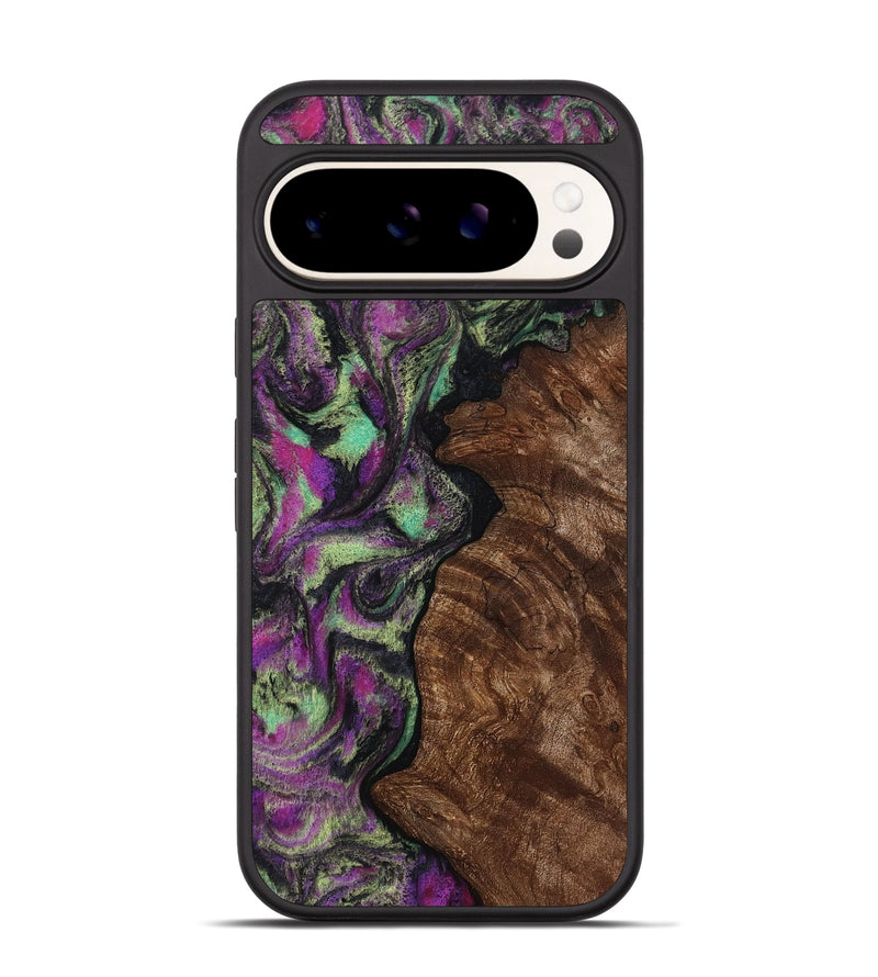 Pixel 9 Wood Phone Case - Keaton (Purple, 814862)