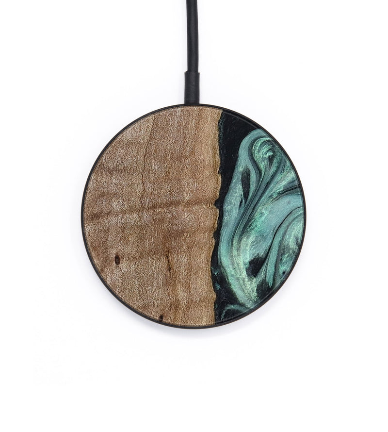 Circle Wood Wireless Charger - Julio (Green, 815206)