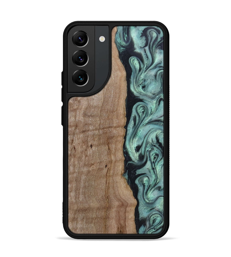 Galaxy S22 Plus Wood Phone Case - Julio (Green, 815206)