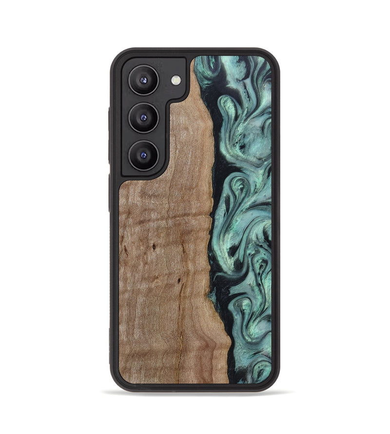 Galaxy S23 Wood Phone Case - Julio (Green, 815206)