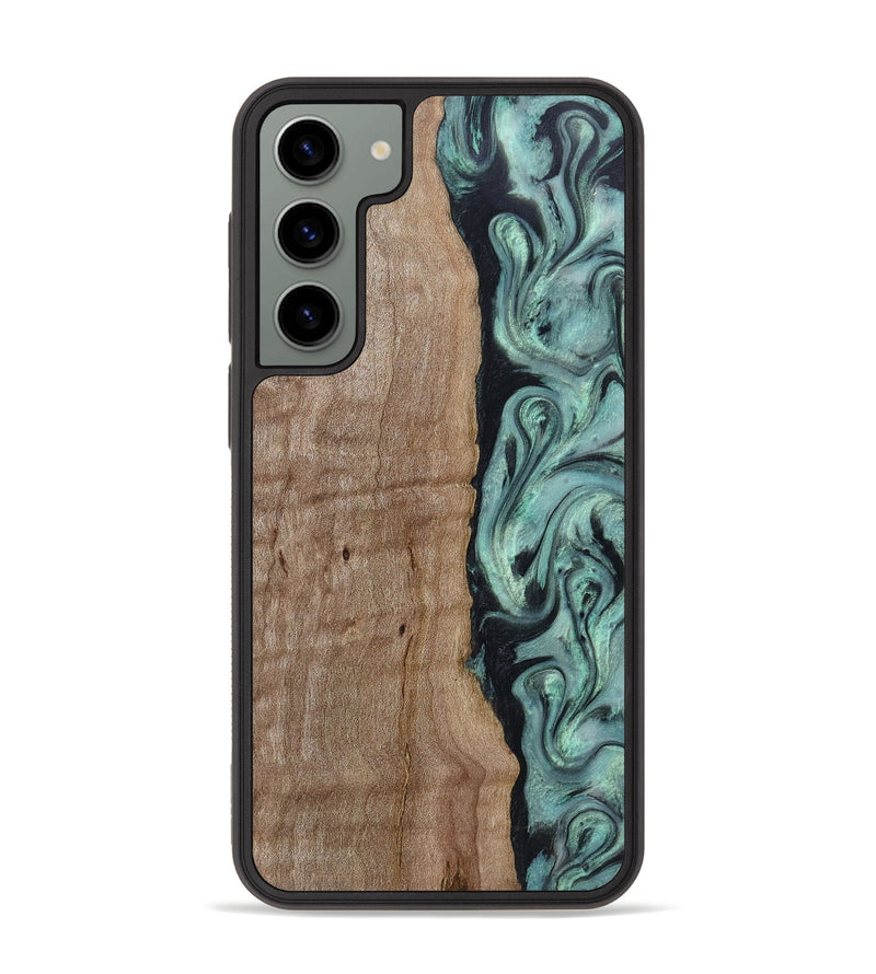 Galaxy S23 Plus Wood Phone Case - Julio (Green, 815206)