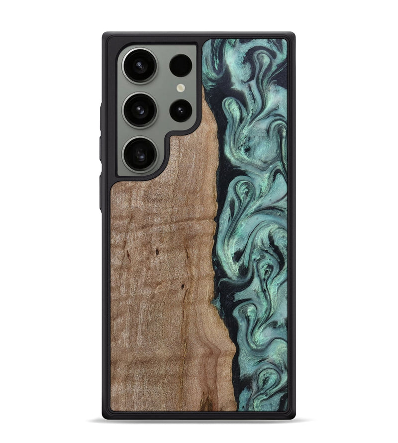 Galaxy S24 Ultra Wood Phone Case - Julio (Green, 815206)