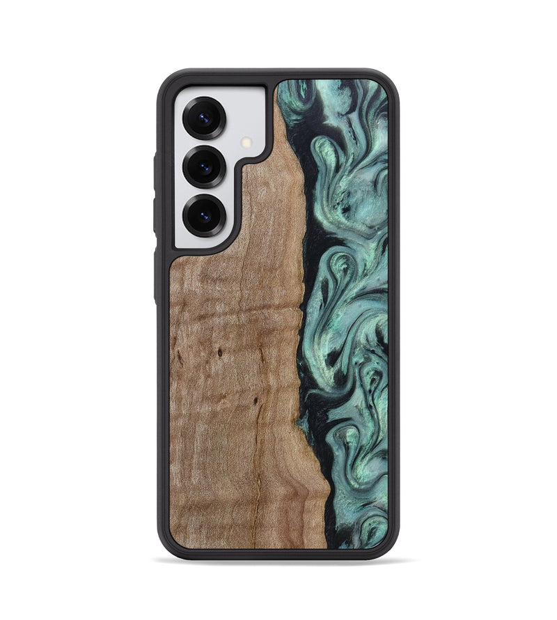 Galaxy S25 Wood Phone Case - Julio (Green, 815206)