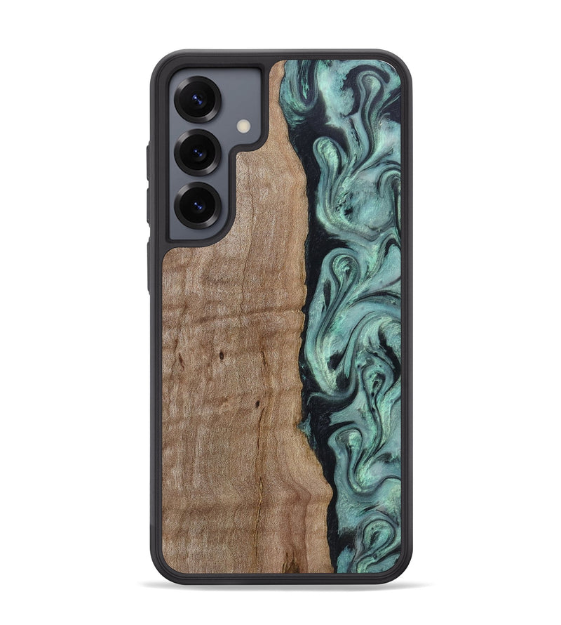 Galaxy S25 Plus Wood Phone Case - Julio (Green, 815206)