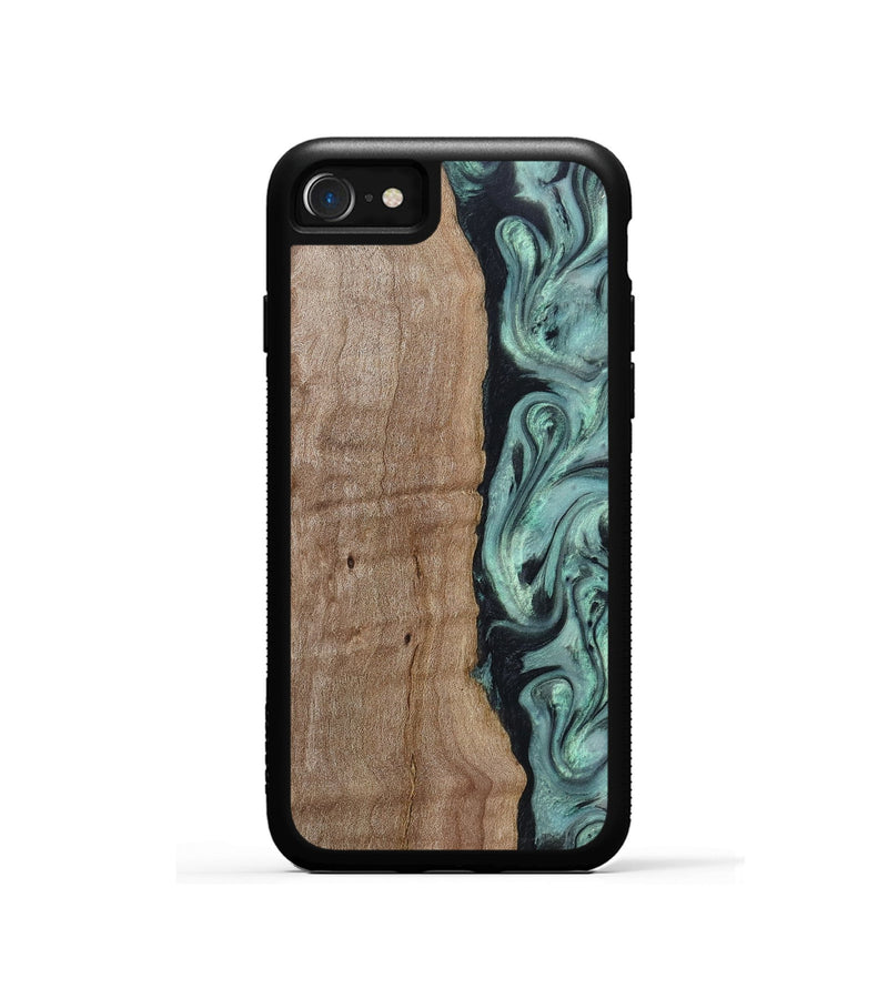 iPhone SE Wood Phone Case - Julio (Green, 815206)