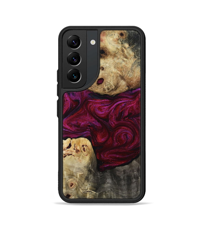 Galaxy S22 Wood Phone Case - Dario (Red, 815214)