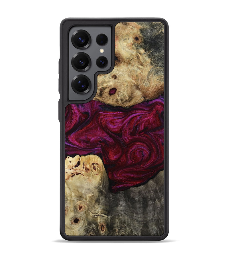 Galaxy S25 Ultra Wood Phone Case - Dario (Red, 815214)
