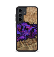 Galaxy S24 Wood Phone Case - Scarlet (Purple, 815215)