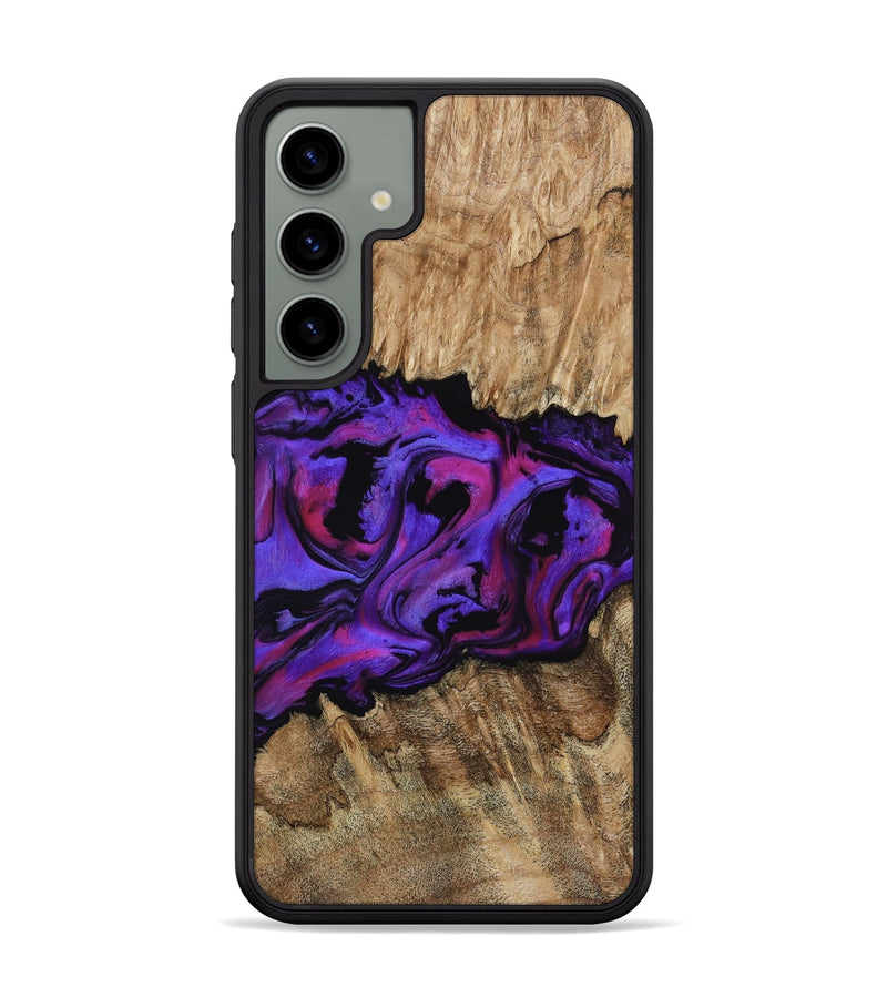 Galaxy S24 Plus Wood Phone Case - Scarlet (Purple, 815215)