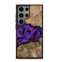 Galaxy S24 Ultra Wood Phone Case - Scarlet (Purple, 815215)