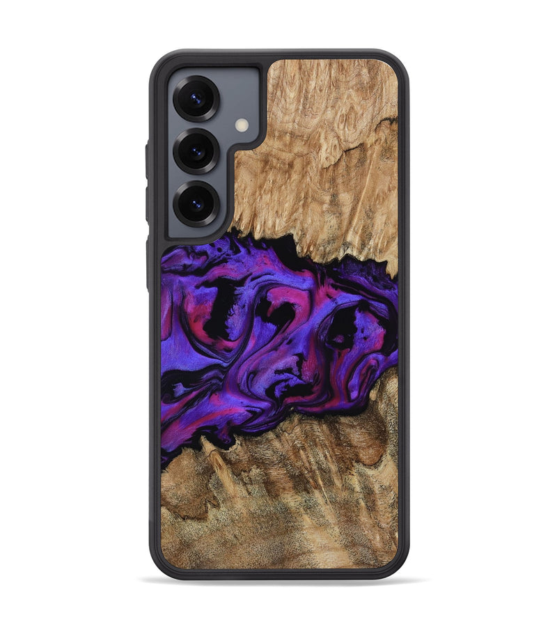 Galaxy S25 Plus Wood Phone Case - Scarlet (Purple, 815215)