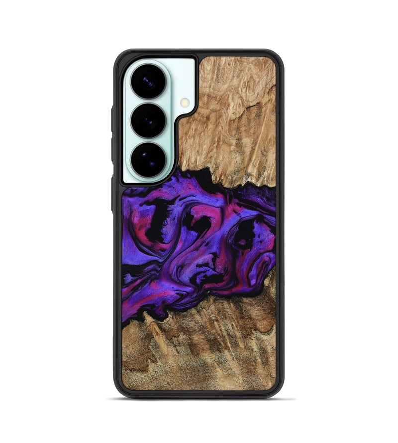 Galaxy S26 Wood Phone Case - Scarlet (Purple, 815215)