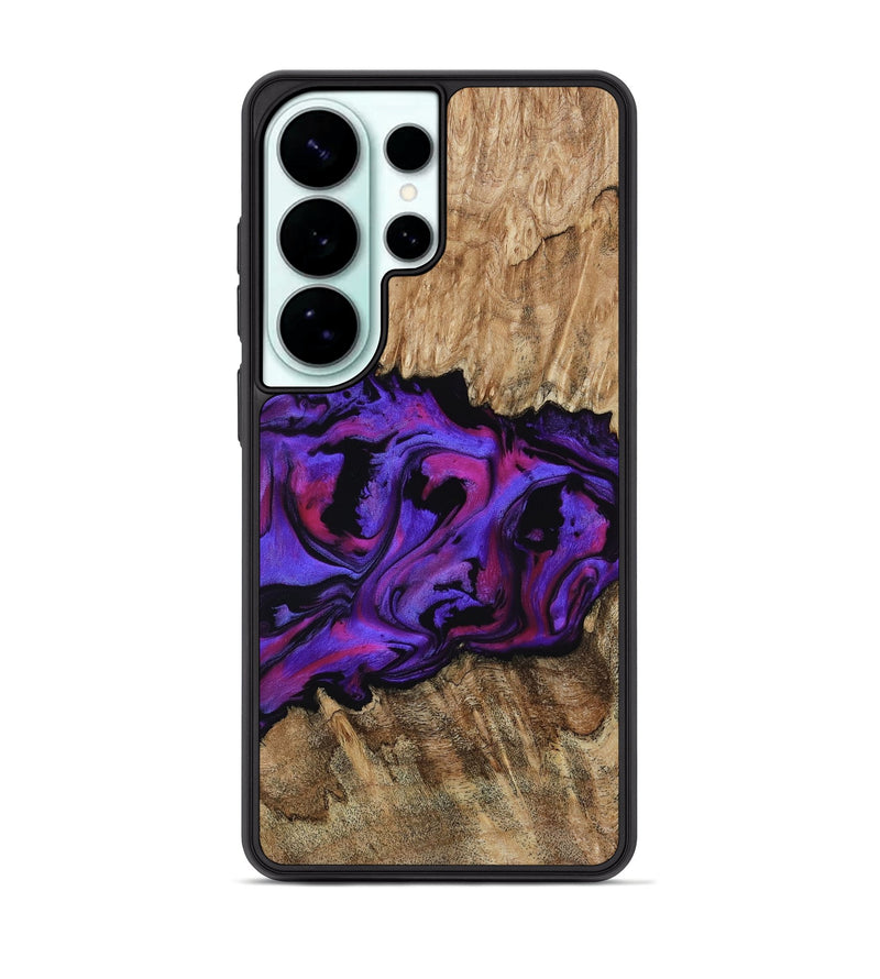 Galaxy S26 Ultra Wood Phone Case - Scarlet (Purple, 815215)