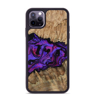 iPhone 11 Pro Max Wood Phone Case - Scarlet (Purple, 815215)