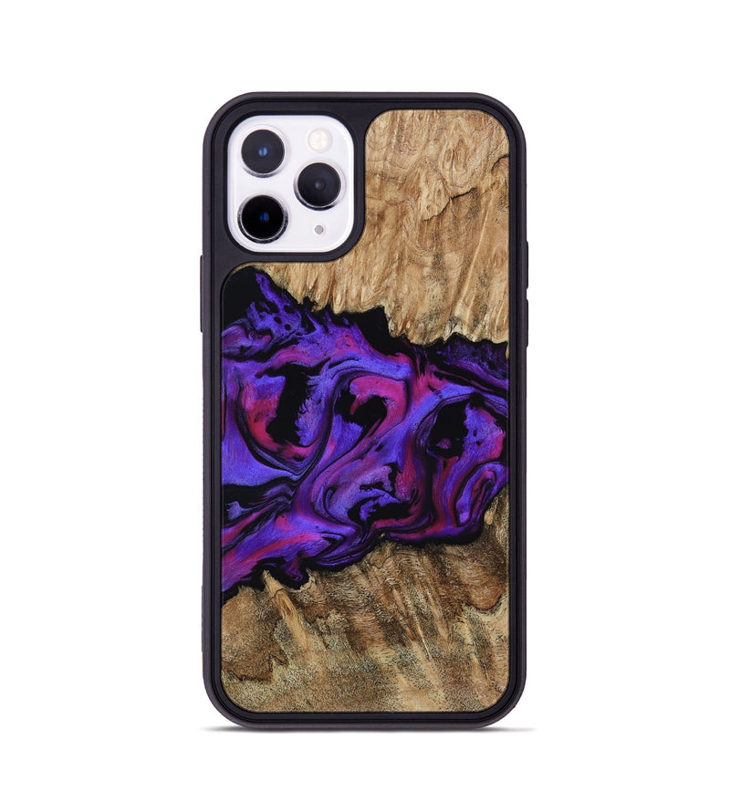 iPhone 11 Pro Wood Phone Case - Scarlet (Purple, 815215)