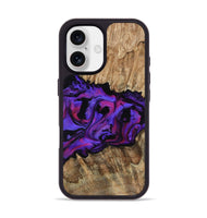iPhone 17 Wood Phone Case - Scarlet (Purple, 815215)