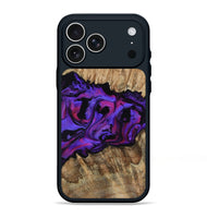 iPhone 17 Pro Max Wood Phone Case - Scarlet (Purple, 815215)
